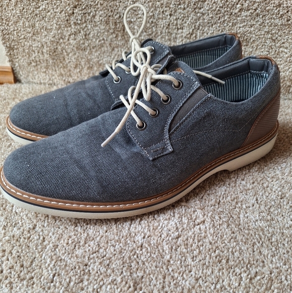 Nunn Bush Mens Barklay Canvas Lace Up Oxfords Size 10.5 M - Picture 1 of 10